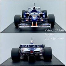 GP replicas 1/18 ウィリアムズ ルノー FW18 #5 D.ヒル Rothmansデカール加工品 with SHOWCASE 1996年ワールドチャンピオン Topmarques_画像5