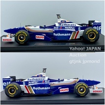 GP replicas 1/18 ウィリアムズ ルノー FW18 #5 D.ヒル Rothmansデカール加工品 with SHOWCASE 1996年ワールドチャンピオン Topmarques_画像6