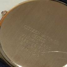 CITIZEN エクシード　ゴールド　K18ケース　メンズ腕時計　5626-F61702　電池交換済み_画像8