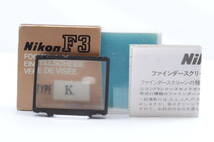 ★新品未使用★ Nikon FOCUSING SCREEN ニコン F3用 ファインダースクリーン 焦点板 TYPE K フィルムカメラ ケース付き_画像1