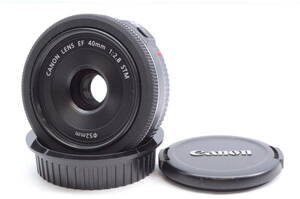 ★美品 Canon（キャノン）単焦点レンズ EF 40mm 1:2.8 STM 【動作確認済み】