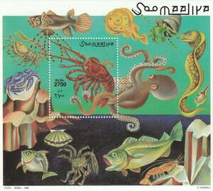 (so Mali a)1998 year crustaceans small size seat,YVert & Tellier appraisal 12 euro ( abroad .. shipping, explanation field reference )