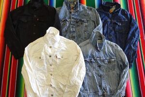 LDS-LJ5 レディースサイズ リーバイス Levis デニムジャケット Gジャン￥1～ビンテージUS古着卸セット業者まとめ売り