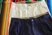 PT-BN52 トミーヒルフィガー TOMMY HILFIGER タックパンツ チノパン￥1～ビンテージUS古着卸セット業者まとめ売り_画像4