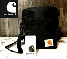 Carhartt カーハート ショルダーバッグ メンズ　レディース ブラック 黒_画像1