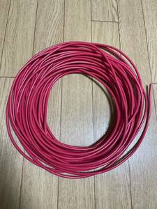 日立電線　UL1015 AWG12 赤　20m