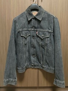 【希少! 美品!!】90年代 Levi's リーバイス 先染めブラックGジャン 70505 0257 トラッカージャケット サイズ40 4th