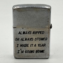 ジッポー ZIPPO ベトナムジッポー 1971年 ライフル銃を持つ兵士 使えます ヴェトナムジッポー_画像3