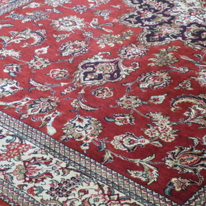 最高級 手織り シルク 72万ノット Zaaro nim ザロニム メダリオン ペルシャ 絨毯 1515mm x 1005mm 敷物 カーペット ラグ 美術品の画像5