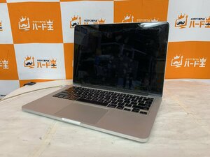 【ハード王】1円～/APPLE MacBookPro A1502 EMC2875/Corei5-4278U/8GB/ストレージ無/5608-G22