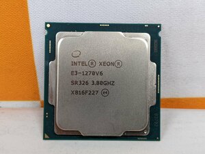 【ハード王】中古CPU XEON E3-1270V6 SR326 3.80GHz/9783-C