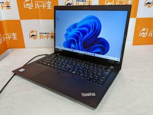 【ハード王】1円～/Lenovo ThinkPad X390 20Q0CTO1WW/Corei7-8565U/16GB/SSD256GB/9749-D32