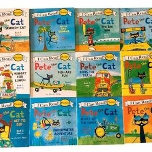  I Can Read Phonics Pete the Cat ピートザ・キャット絵本12冊 英語絵本 フォニックス　値引き！