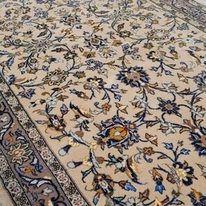 ペルシャ絨毯 カシャン産 ランナー クリーニング済み 綺麗な状態 本物保証 サイズ:290cm×100cm オススメの画像5
