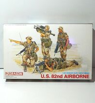 ドラゴン 1/35 アメリカ 第82空挺師団 湾岸戦争 3006 現用 空挺部隊 ゴーグル M249機銃 プラモデル フィギュア ミリタリー ジオラマ 模型_画像1