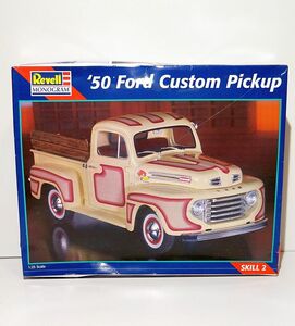 Уровень монограмма 1/25 '50 Ford Custom Pickup Ford Custom Pickup F100 Короткий головой американский автомобильный грузовик Пластическая модель