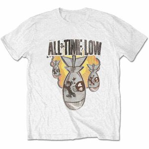 ★オール タイム ロウ Tシャツ ALL TIME LOW DA BOMB - M 新品,正規品 pop punk blink 182 fall out boy メロコア