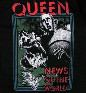 ★クイーン Tシャツ QUEEN NEWS OF THE WORLD - S 正規品 世界に捧ぐ フレディ マーキュリー A DAY AT THE RACES 伝説のチャンピオン