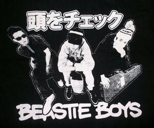 ★ビースティー ボーイズ Tシャツ Beastie Boys CHECK YOUR HEAD JAPANESE 黒 S 正規品 def jam