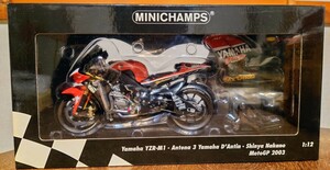 ☆1円スタート☆ミニチャンプス　1/12 YAMAHA YZR-M1 SHINYA NAKANO #56 MotoGP 2003 中野真矢　MINICHAMPS 　未開封　送料無料