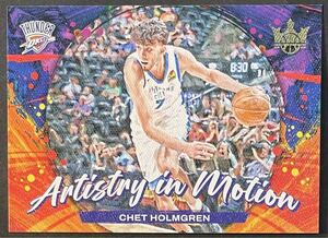 Chet Holmgren 2023-24 Court Kings Artistry In Motion Insert OKC Thunder Panini NBA