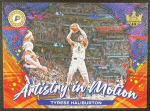 Tyrese Haliburton 2023-24 Court Kings Artistry In Motion Insert Pacers Panini NBA
