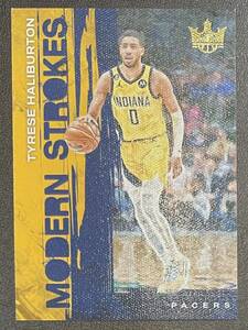 Tyrese Haliburton 2023-24 Court Kings Modern Strokes Insert Pacers Panini NBA