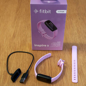 [Fitbit Inspire 3 (フィットビット インスパイア3） フィットネストラッカー Lilac Bliss/Black ライラックブリス/ブラック L/Sサイズ]