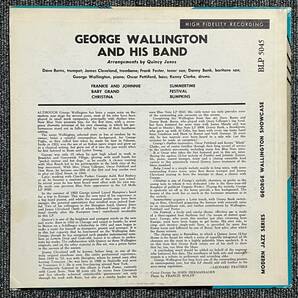 【オリジナル/美品】『 George Wallington Showcase 』Frank Foster Dave Burns Kenny Clarke ジョージ・ウォーリントンの画像2