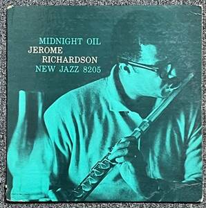 【オリジナル】『 Midnight Oil 』 Jerome Richardson Kenny Burrell Hank Jones ジェローム・リチャードソン ケニー・バレル