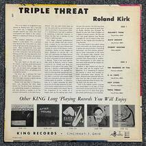 【オリジナル/美再生】『 Triple Threat 』Roland Kirk ローランド・カーク_画像2