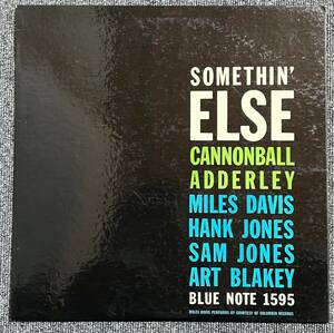 【オリジナル/美品】『 Somethin' Else 』 Cannonball Adderley Miles Davis Hank Jones キャノンボール・アダレイ マイルス・デイビス