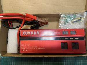 LVYUAN（リョクエン）パワーインバーター２５００W 115V60Hz 疑似正弦波　DC12V/AC115V 作動品です 