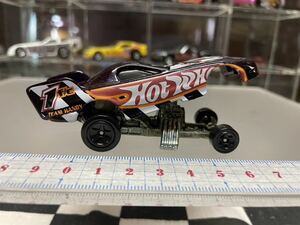 ★HOT WHEELS ビンテージトイ ミニカー　'77ファイアーバードファニーカーパープル #1 レーシング