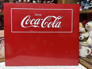 ★Coca-Cola Coke コカコーラグッズ 販促品　ホーロー看板 店舗使用品　昭和レトロ 