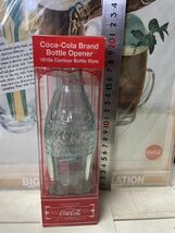 ★Coca-Cola Coke コカ・.コーラグッズ　ボトル型ボトルオープナー　栓抜き　未使用　箱入り_画像1
