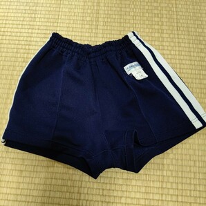 スクールユニ ニット短パン 体操服ショートパンツ 紺 サイズ140 #6662Aの画像1
