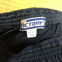 VICTORY（トンボ（旧テイコク））　体操服ショートパンツ　綿ポリ短パン　サイズ150　濃紺白ライン　未使用_画像4
