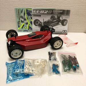 売切！１円スタート！タミヤ TAMIYA 1/10 電動RC プラズマエッジⅡ 4WD レーシング バギー TT-02B シャーシ カスタムパーツ付 ラジコン