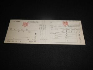 松尾鉱業鉄道　通学定期券　２等　未記入　送料84円