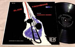 値下極美再生Mono額縁完オリLawrence Brown / Slide Trombone●DSM村上春樹Ernie Royal,Sam Taylor,Hank Jones,Wendell Marshall,Jo Jones