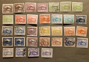 チェコスロバキア 1920年代切手ロット ミュシャデザイン切手多数 119種