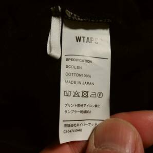 【WTAPS ダブルタップス】スウェット2 日本製 ビッグ文字ロゴ刺繍デザイン入り 限定 人気アイテムの画像7