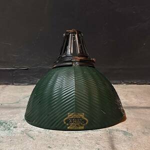 【Antique】~1920s X-ray Lamp Shade マーキュリー ランプシェード ミラー インダストリアル ライト 照明 ヴィンテージ アンティーク