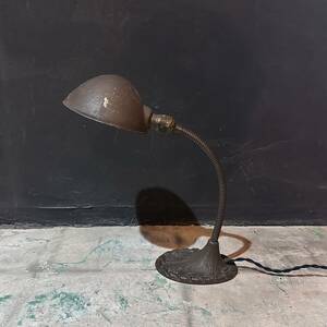 【Antique】~1940s ALADDIN Desk lamp アラジン デスクランプ グースネック ライト 照明 インダストリアル 電気 ヴィンテージ アンティーク