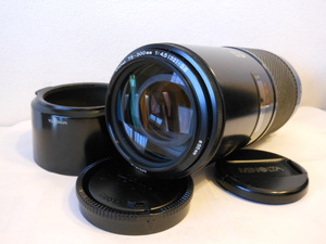 ☆希少実用美品☆　コニカミノルタ　ＡＦ 75-300ｍｍ　Ｆ4.5-5.6　 即日発送　　フード付