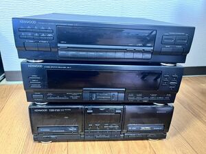 【ジャンク品】KENWOOD X-7i T-7i GE-7i カセットデッキ チューナー 音響機器 