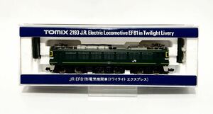 TOMIX 2193 JR EF81形電気機関車(トワイライト エクスプレス)Nゲージ 鉄道模型