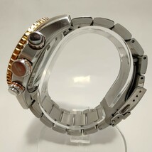 TECHNOS テクノス T8587 クロノグラフ／メンズクォーツ 10ATM☆稼働品☆１円～_画像4