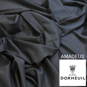 ■DORMEUIL　ドーメル　「AMADEUS-アマデウス」　黒　無地　3.2m■